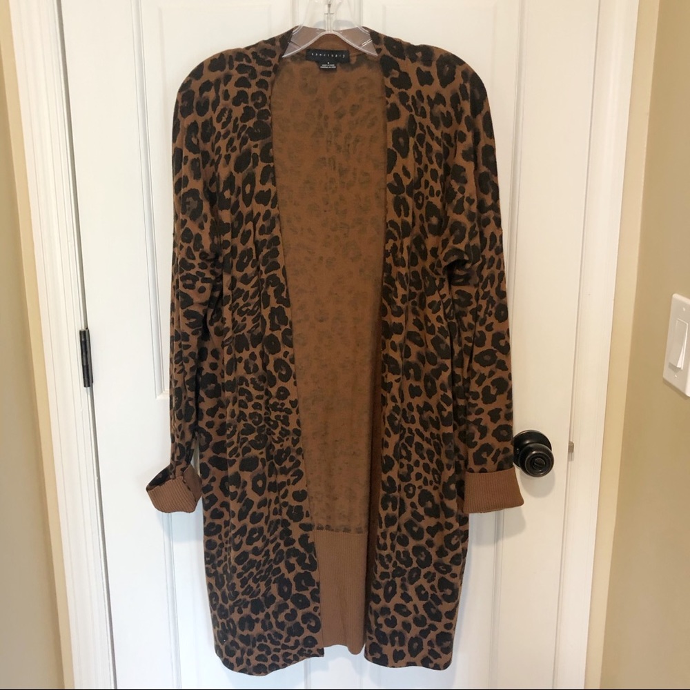 Sanctuary leopard cardigan